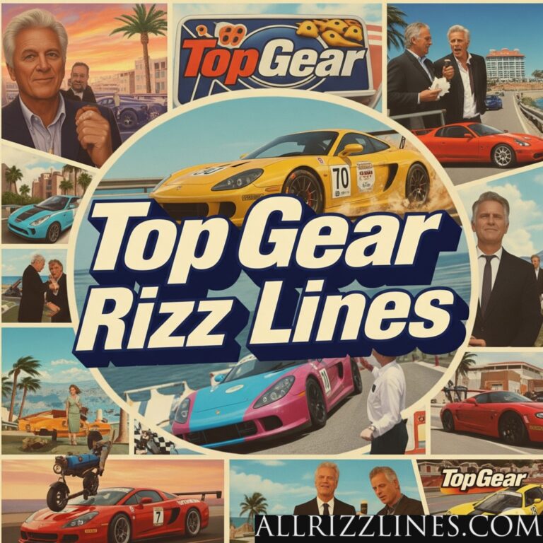 Top Gear Rizz Lines