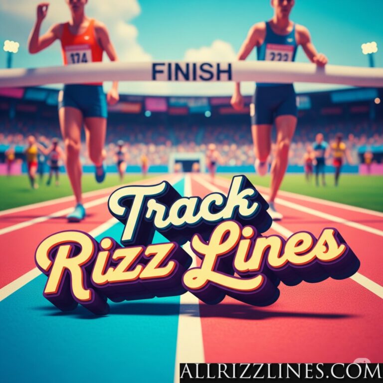 Track Rizz Lines: Racing Towards Your Heart!