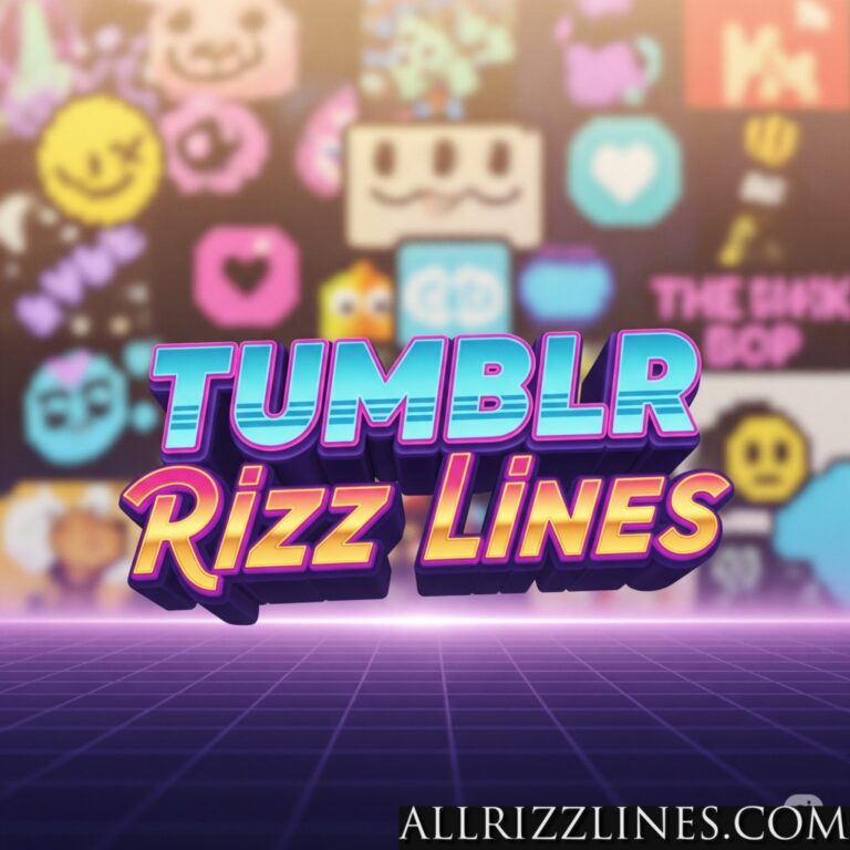 Tumblr Rizz Lines: Curating Connections with Aesthetic Charm!