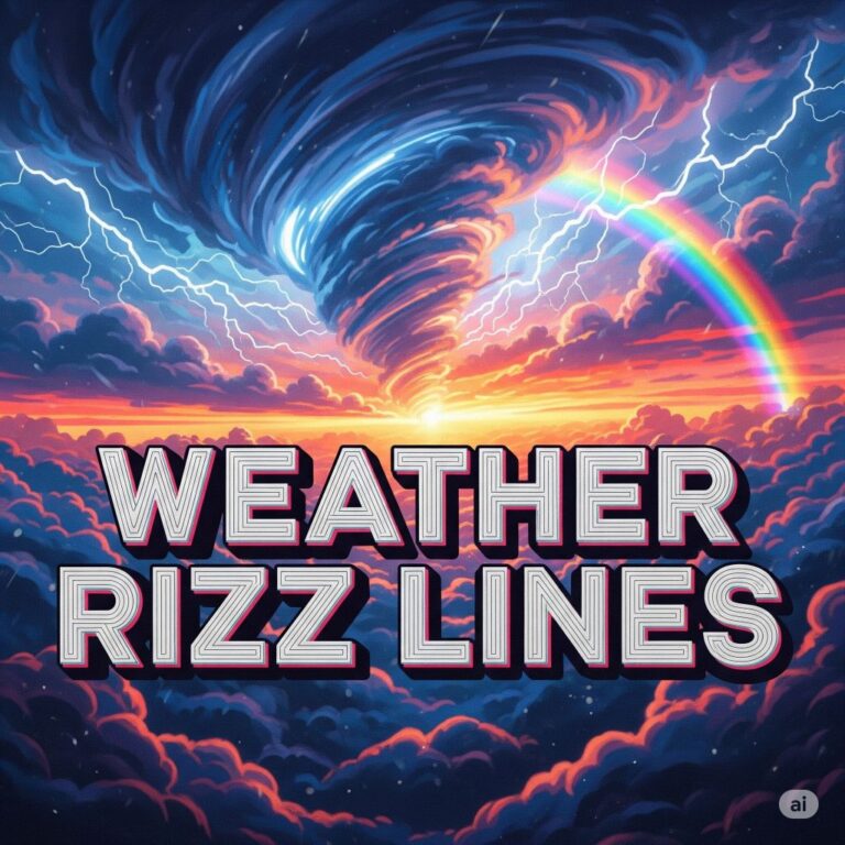 Weather Rizz Lines